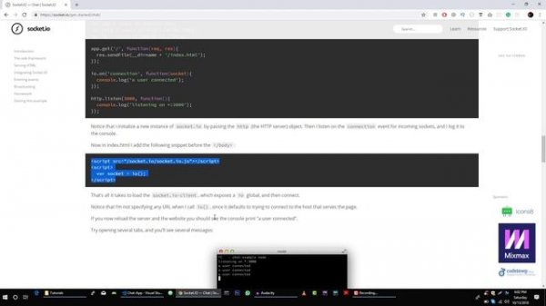Socket.io & WebSockets #2 - Create Basic Socket.io Server