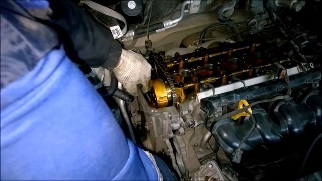 ГРМ цепь замена на Хендай Солярис смотреть онлайн