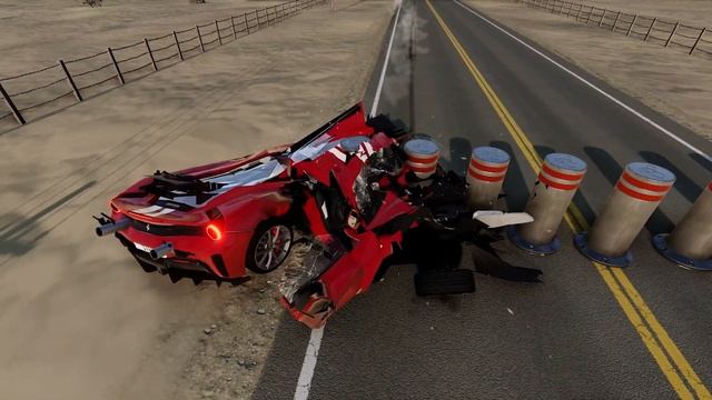 FERRARİ 488 PISTA OVERSPEED RESULTED IN AN ACCIDENT ASMR CRASH 4K #beamng #beamngdrive #steelgame смотреть онлайн