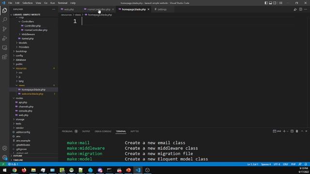 Laravel: Nothing to a Website in 30 minutes смотреть онлайн