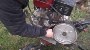 Замена ремней мотоблока МБ  - 1
