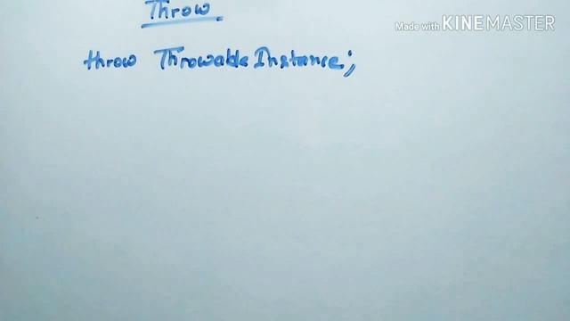 Throw in Java part 1 смотреть онлайн