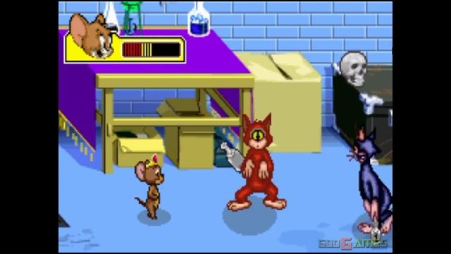 Tom & Jerry: The Magic Ring - Gameplay GBA (Visual Boy Advance) смотреть онлайн