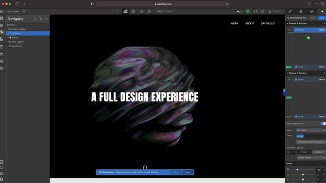 Create Custom Cursors in Webflow смотреть онлайн