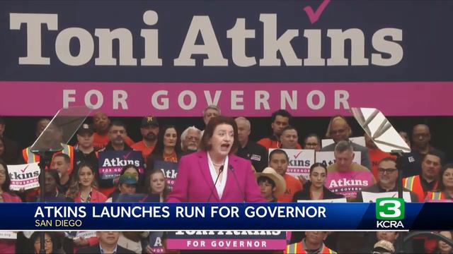 Toni Atkins launches 2026 campaign for California governor смотреть онлайн