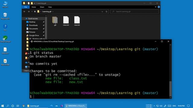 Start with git || Add to stage and commit something || Sofiqul Islam || SChoolWab смотреть онлайн