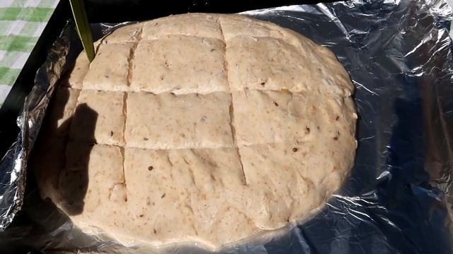 ХЛЕБ ЛУКОВЫЙ В РУССКОЙ ПЕЧКЕ ДАЧНЫЙ ВАРИАНТ