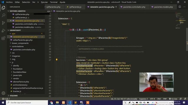 CARGUE DE DATOS CON DATATABLE, JSON Y PHP 2da PARTE смотреть онлайн