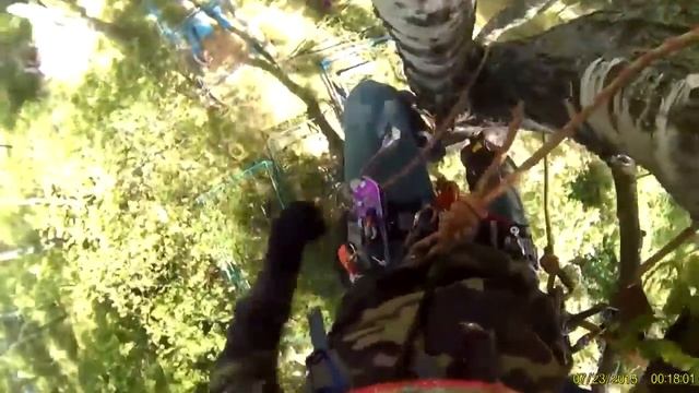 Арбористика. Позиционирование. Стремя одним концом. смотреть онлайн