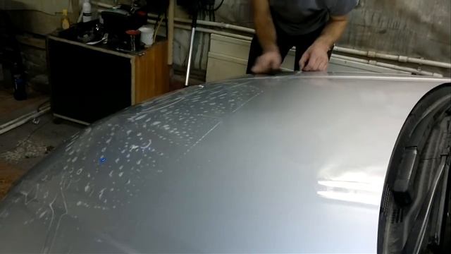 Покрытие брони пленкой капота Accord CL9 смотреть онлайн