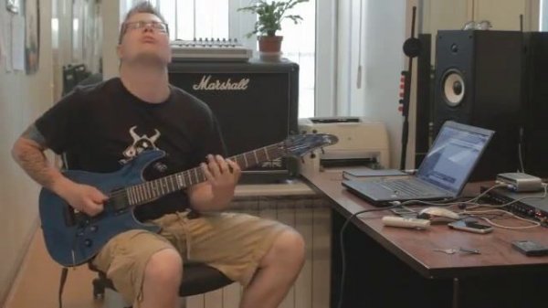 Обучение игре на гитаре John Petrucci - Damage Control by Ilya Kuzubov