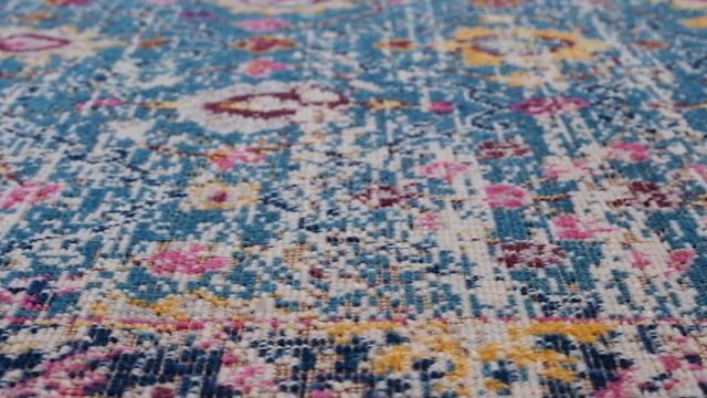 Amer Rugs Eternal - ETE-28 Teal, Pink Orange, Navy, Ivory смотреть онлайн