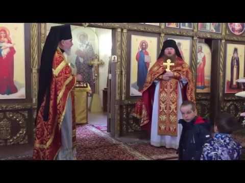 Поздравление игумена Варфоломея прихожан храма свт. Макария Невского с Пасхой смотреть онлайн