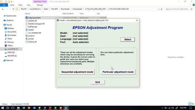 CARA RESET PRINTER EPSON L110 L210 L300 L350 L355 смотреть онлайн