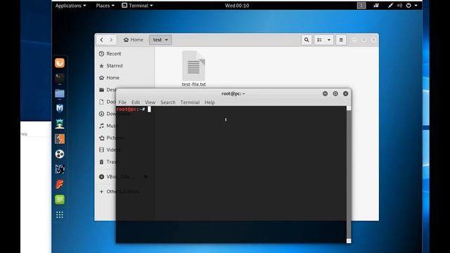 How using VirtualBox copying text & Drag and Drop files between Windows 10 & Kali Linux 2018.4 смотреть онлайн