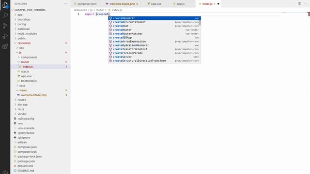 Routes with Vue Router in Laravel | Laravel + Vue Tutorial смотреть онлайн