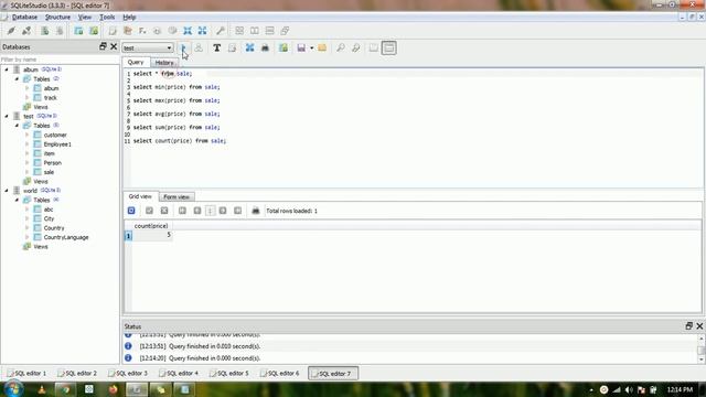 SQL Aggregate Functions смотреть онлайн