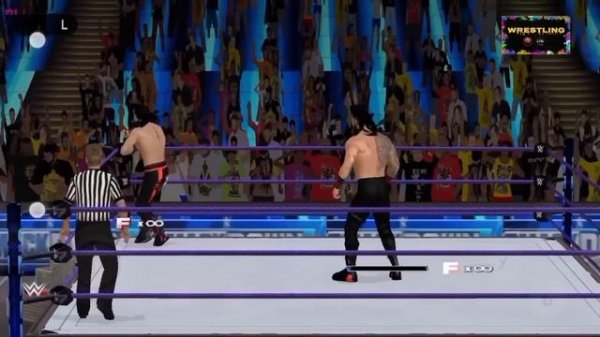 Roman Reigns vs Seth Rollins game Play - WWE 2K23 Android Game Play