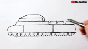 Как нарисовать танк Ратте