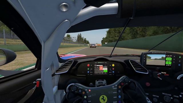 Assetto Corsa Competizione - First race on Imola with the Ferrari 488 GT3 EVO 2020 - HTC Vive смотреть онлайн