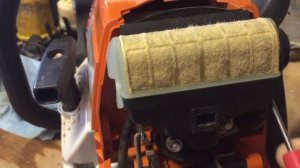 Stihl MS 250 Air Filter Cleaning (how to step by step)