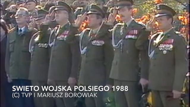 Poland national anthem || armed forces day 1988 || mazurek dąbrowskiego смотреть онлайн