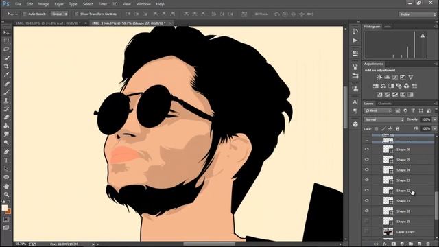 Cartoon Photo Editing - Photoshop Tamil Editing tutorial - Vector Art Design смотреть онлайн