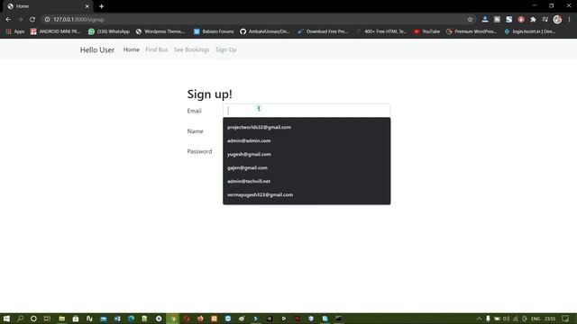 Bus Reservation System Project Python Django смотреть онлайн