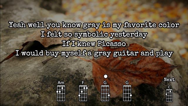Mr. Jones - Counting Crows | BARITONE Ukulele Play Along смотреть онлайн
