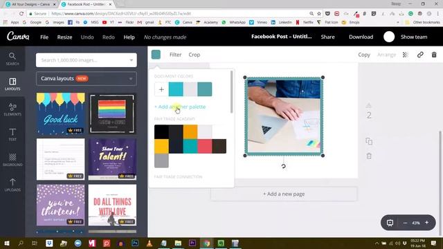 Adding Color Palettes to your Brand Kit [Canva Pro] смотреть онлайн