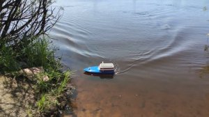 Закормочный кораблик на водомёте с эхолотом . ОЧЕРЕДНОЙ.