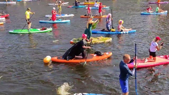 Водный фестиваль "Фонтанка SUP 2022" Санкт-Петербург смотреть онлайн