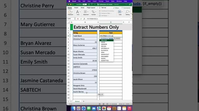 How to extract numbers only from an Array in Excel 365 смотреть онлайн