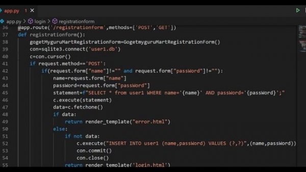 Python Flask Tutorial for Beginners | Register and Login with SQLite