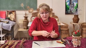 "Игры узоров" - мастер-класс по плетению из лозы. Часть 1 (Бийское телевидение)