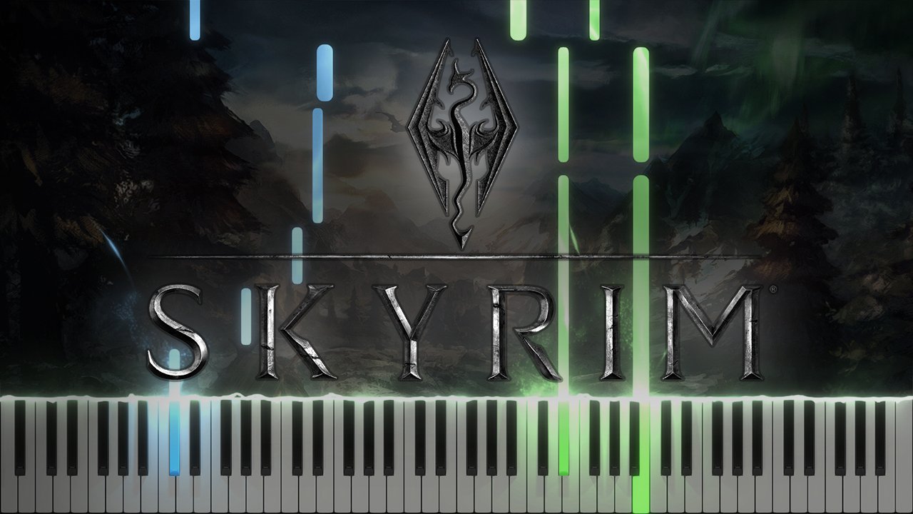 Ancient Stones (Skyrim) - Synthesia / КАВЕР НА ПИАНИНО