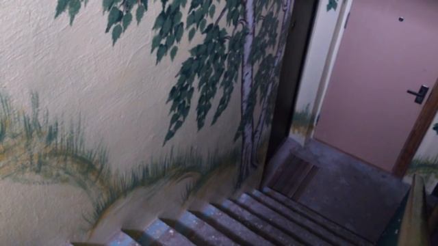 Ремонт и роспись подъезда под Гомелем смотреть онлайн