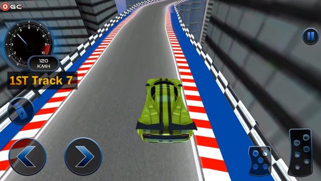 Space Car Real Stunt Drive Simulator / Impossible Stunt Car Driving / Android Gameplay FHD #2 смотреть онлайн