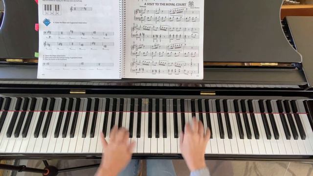 A Visit to the Royal Court, p125 from Bastien Piano for Adults Bk2 смотреть онлайн