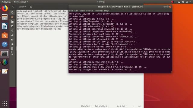 Install ROS Melodic and Opencv 3.4.2 смотреть онлайн