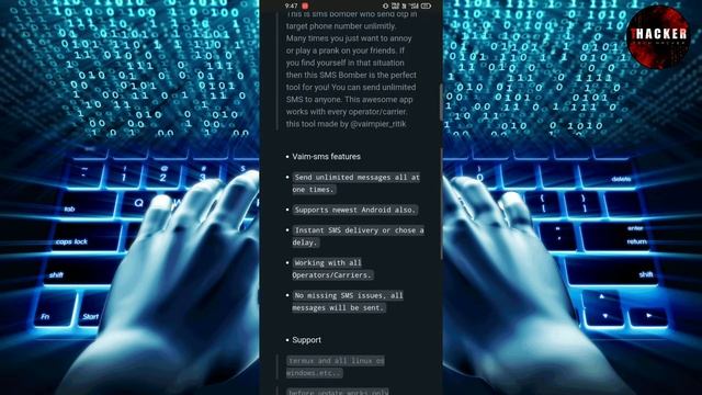 Best SMS Bomber for termux | Sent unlimited SMS within 2 min | Tech Hacker | Vime SMS смотреть онлайн