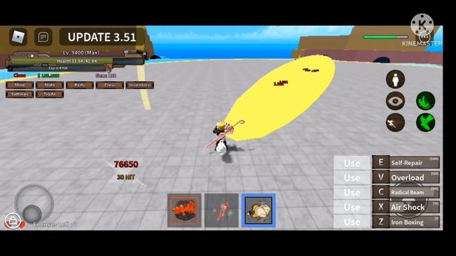 Roblox King legacy raid Half robot смотреть онлайн