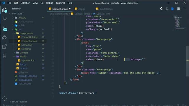 React Hooks & Context (12) Add Contact [Urdu/Hindi] смотреть онлайн