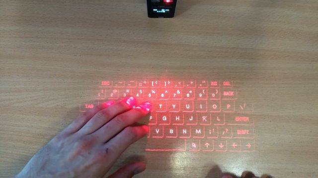 Проекционная лазерная клавиатура смотреть онлайн