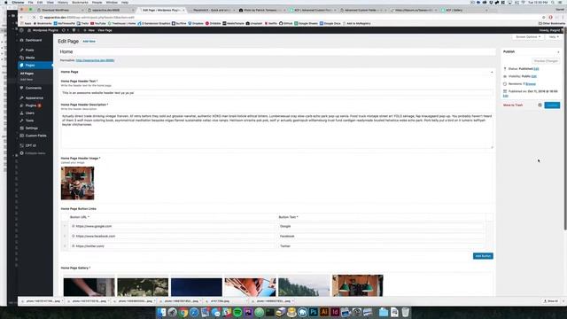 Building Websites With WordPress: ACF Plugin Part 3 - Gallery Fields смотреть онлайн