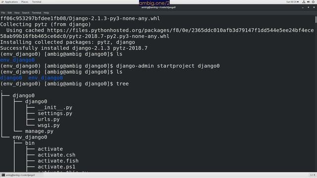 Getting started with #Django 2 x on #Linux #CentOS 7 смотреть онлайн