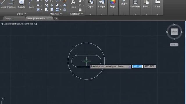 AUTOCAD 2017 DIBUJO MECÁNICO.LINEAS TANGENTES смотреть онлайн