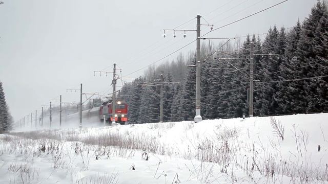 [RZD] EP2K-232, EP2K-155, Bolshaya Vishera — Malaya Vishera stretch смотреть онлайн