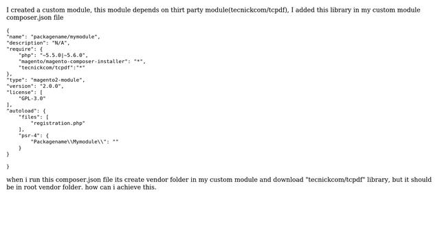 Magento: Magento2: How to include third pary module through composer.json in custom module смотреть онлайн
