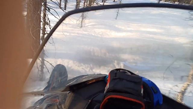 Скандик 600 асе!!! Апрель,Снега 60-70см! Справляется!!!! смотреть онлайн